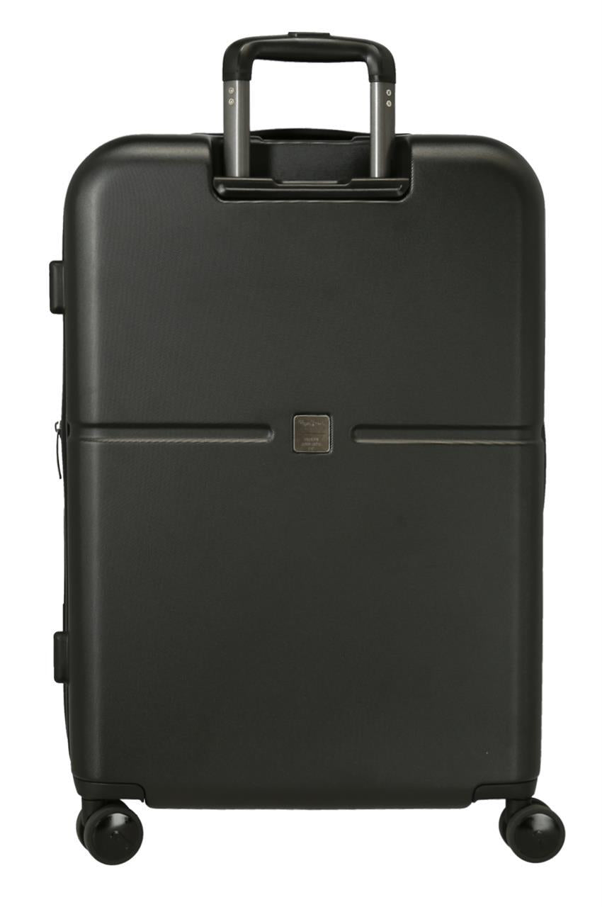 7689221 TROLLEY ABS 70CM. C/EXP. 4R. PJL HIGHLIGHT BLACK