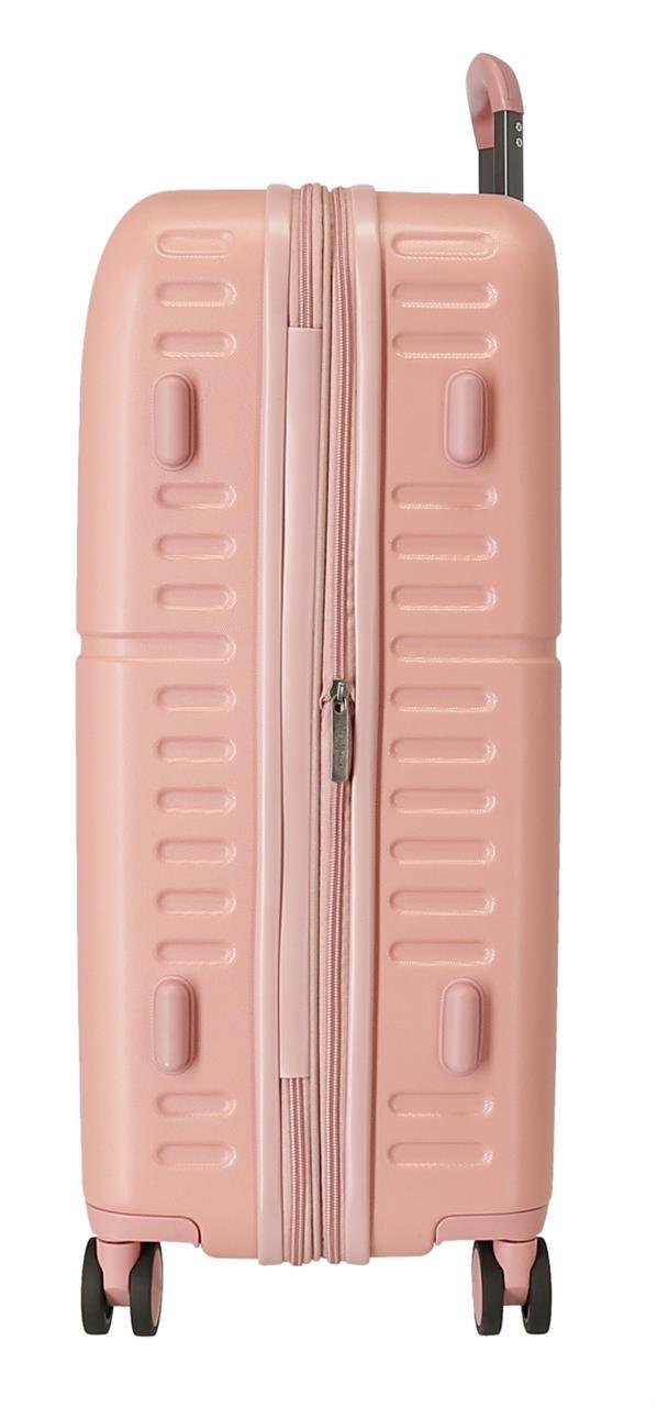 7689224 TROLLEY ABS 70CM. C/EXP. 4R. PJL HIGHLIGHT ROSE CLAIR