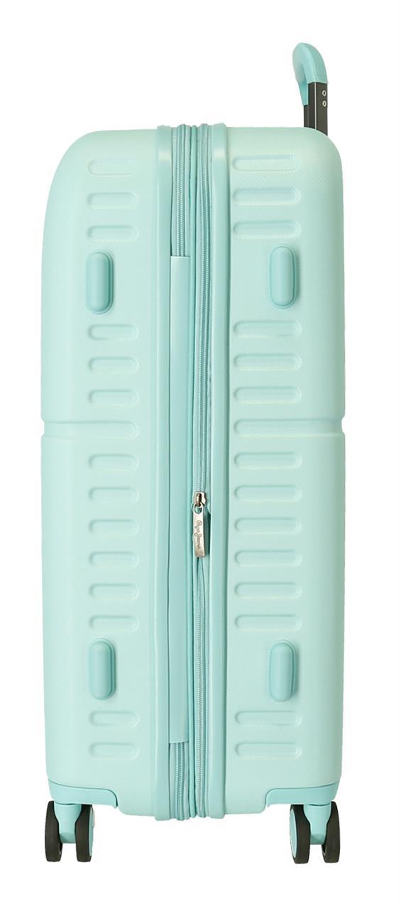 7689225 TROLLEY ABS 70CM. C/EXP. 4R. PJL MOULANT TURQUOISE