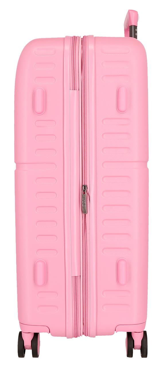 768922E TROLLEY ABS 70CM. C/EXP. 4R. PJL HIGHLIGHT ROSA