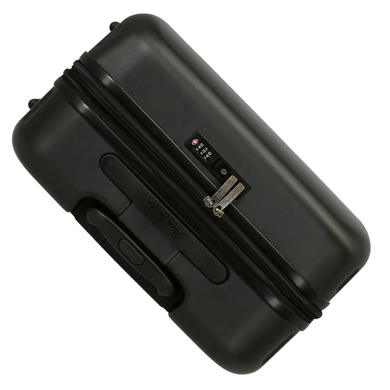 7689521 SET/2 TROLLEY ABS 55-70CM. 4R. PJL SURFLÉCHANT NOIR