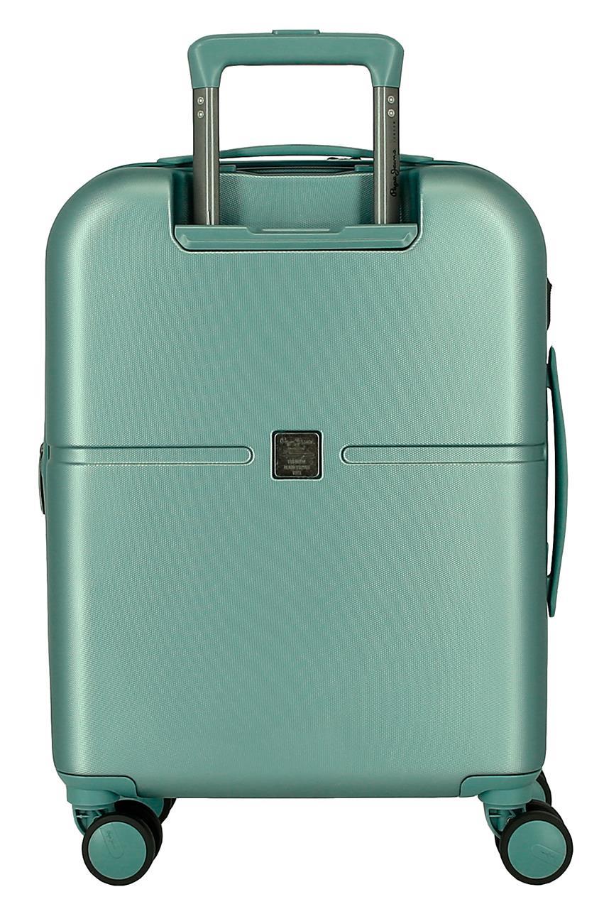 768862B TROLLEY ABS 55CM. C/EXP. 4R. PJL HIGHLIGHT TÜRKIS