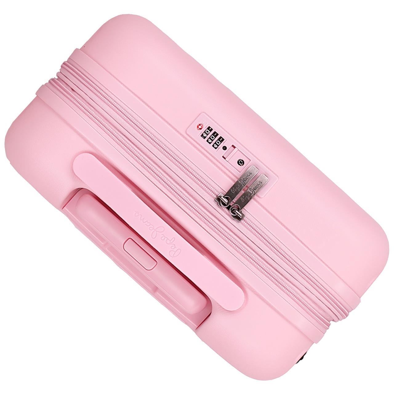 768862C TROLLEY ABS 55CM. C/EXP. 4R. PJL HIGHLIGHT HELLROSA