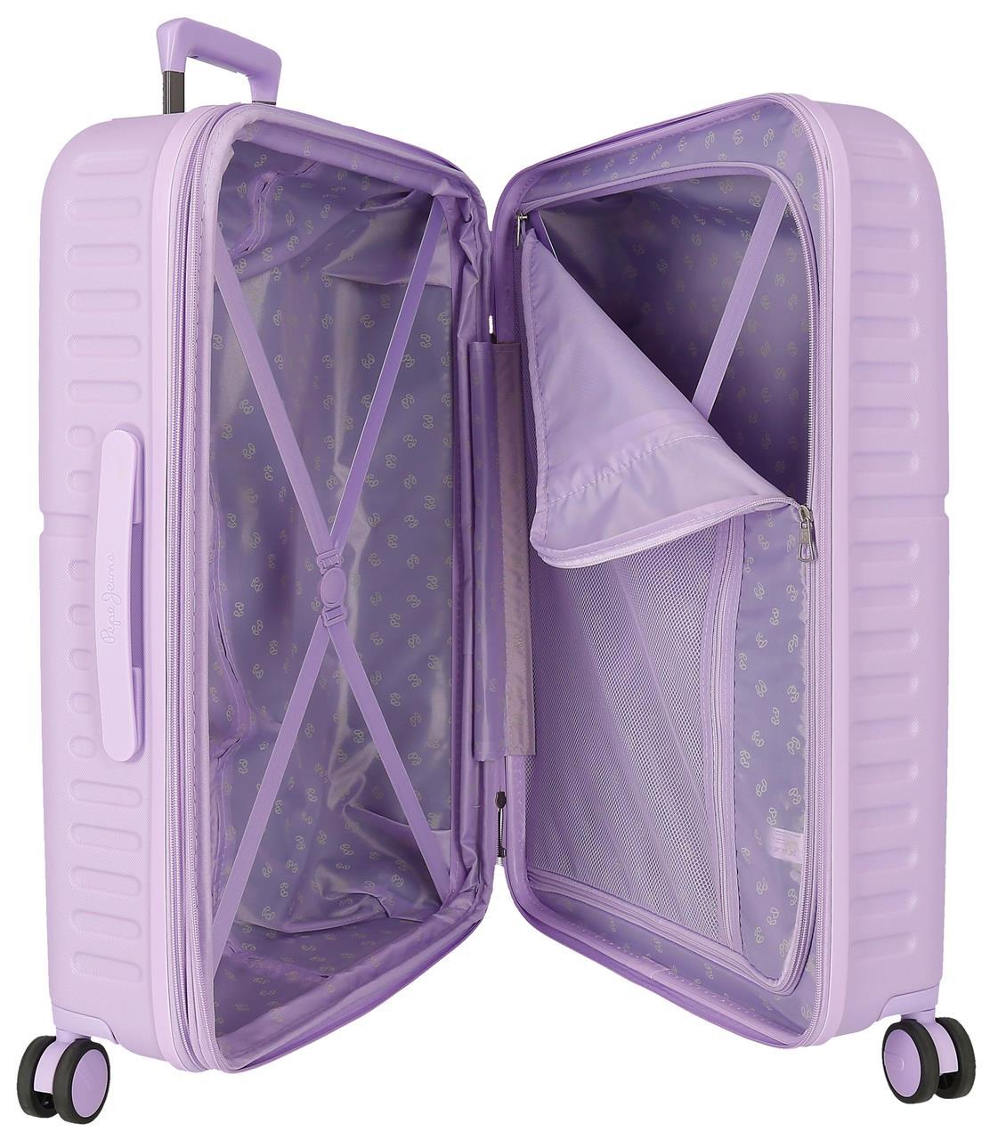7699535 SET/2 TROLLEY ABS 55-70CM. C.EXP 4R. PJL ACCENT LILAS