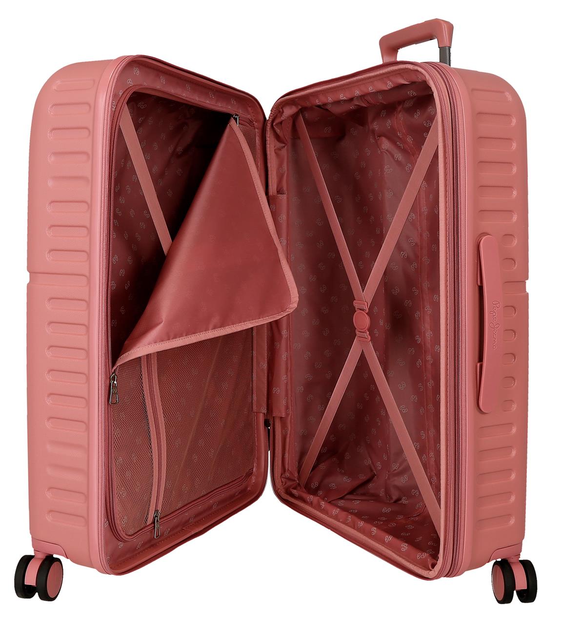 769893C SET/2 TROLLEY ABS 55-70CM. C/EXP. 4R. PJL ACCENT NUD