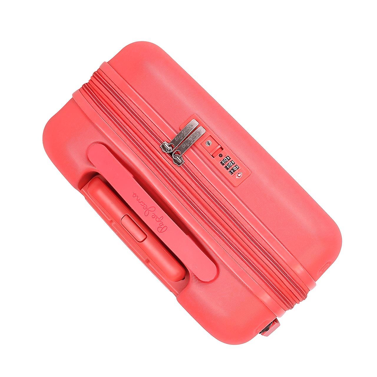 768862D TROLLEY ABS 55CM. C/EXP. 4R. PJL HIGHLIGHT CORAL