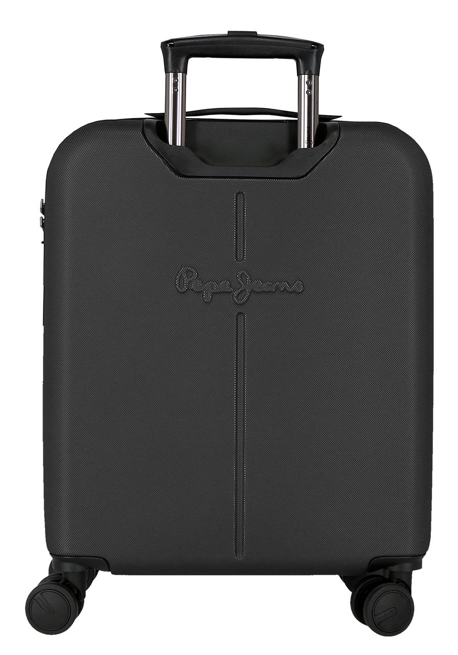 7568641 TROLLEY ABS 55CM. C/EXP. 4R. PJL MONTANA ZWART