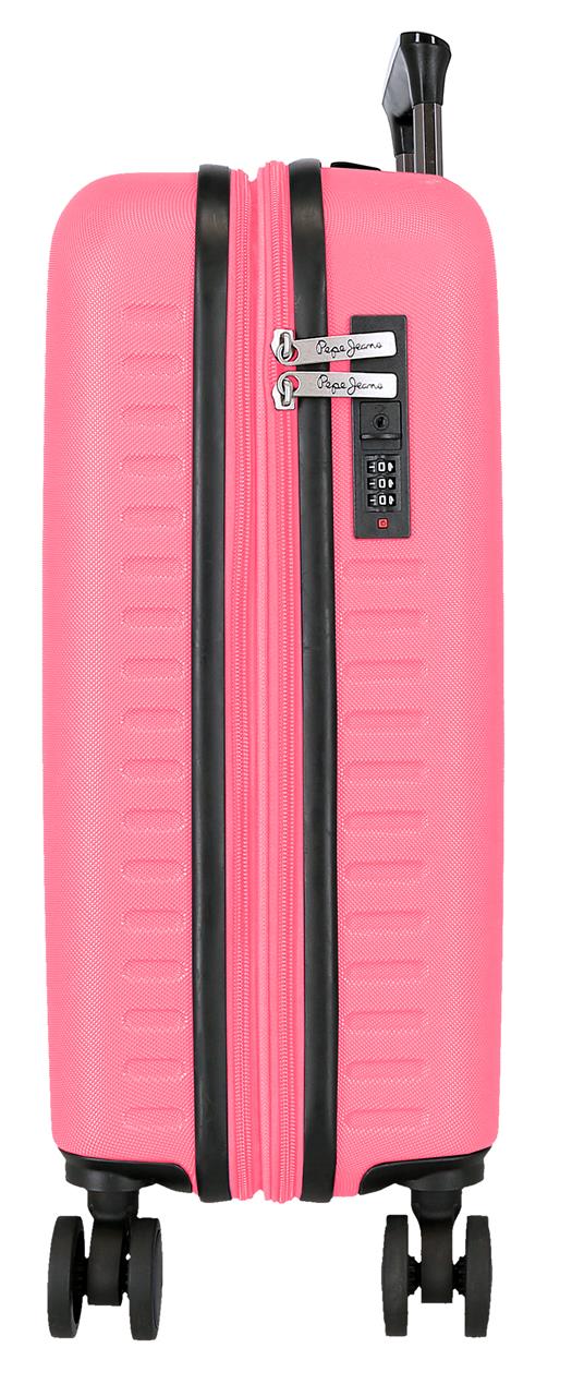 7568648 TROLLEY ABS 55CM. C/EXP. 4R. PJL MONTANA FUCHSIA