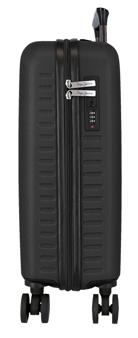 7569141 TROLLEY ABS 55CM. 4R. PJL MONTANA NOIR