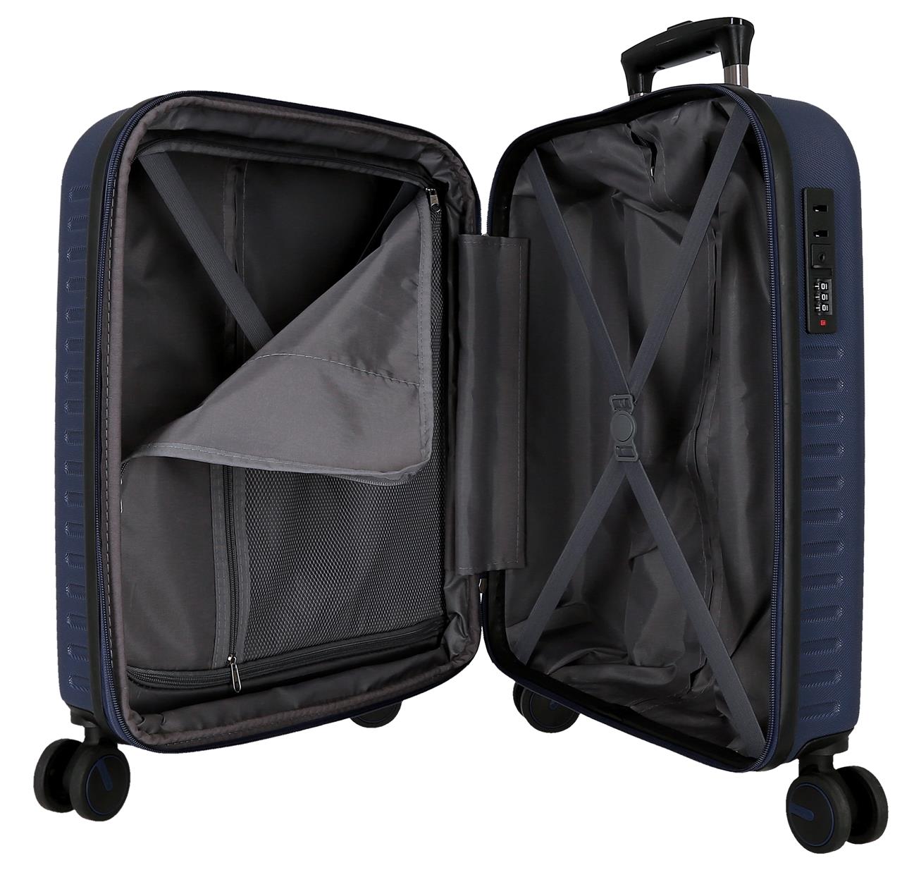 7569142 TROLLEY ABS 55CM. 4R. PJL MONTANA MARINO