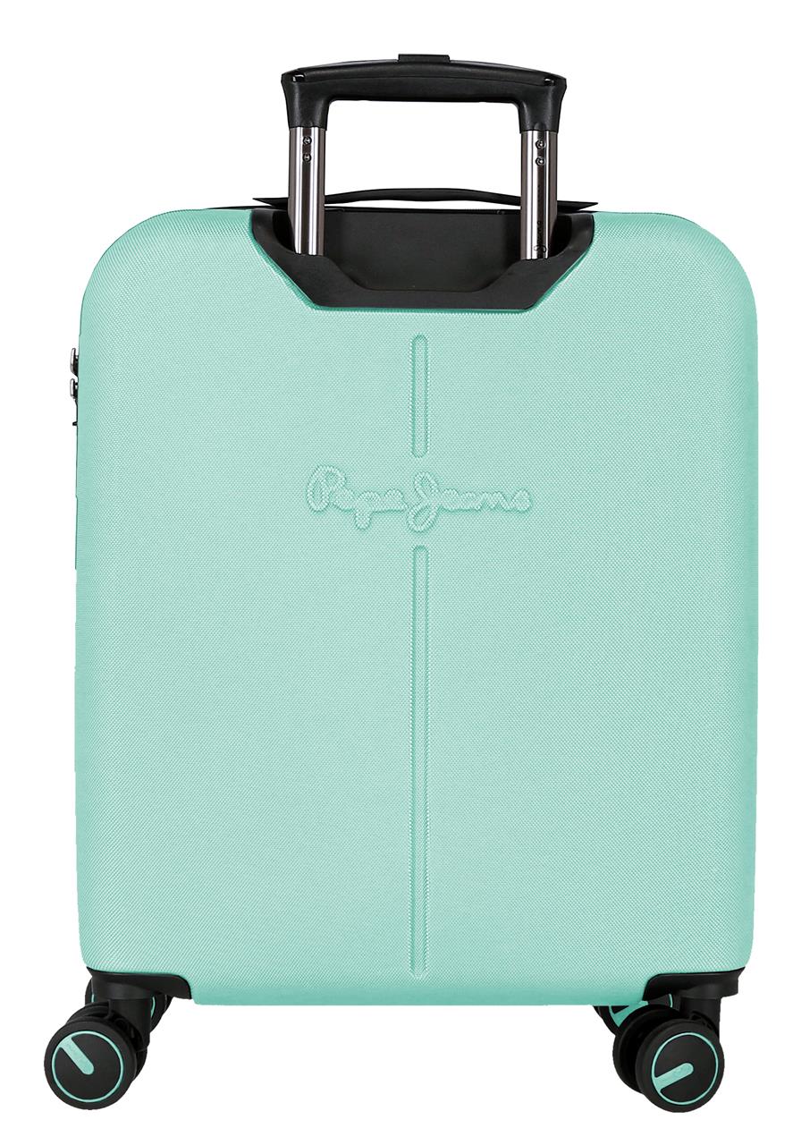 7569146 TROLLEY ABS 55CM. 4R. PJL MONTANA BLEU TURQUOISE