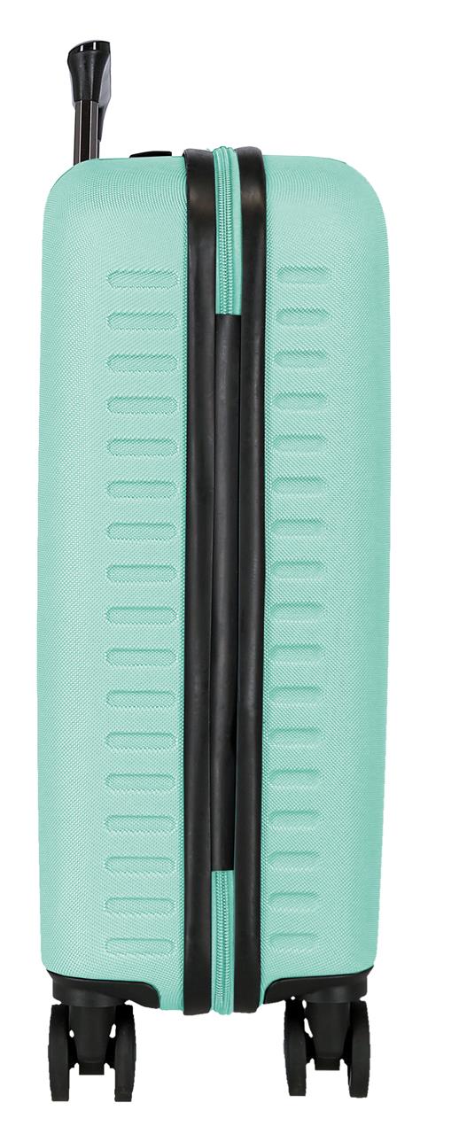 7569146 TROLLEY ABS 55CM. 4R. PJL MONTANA BLEU TURQUOISE