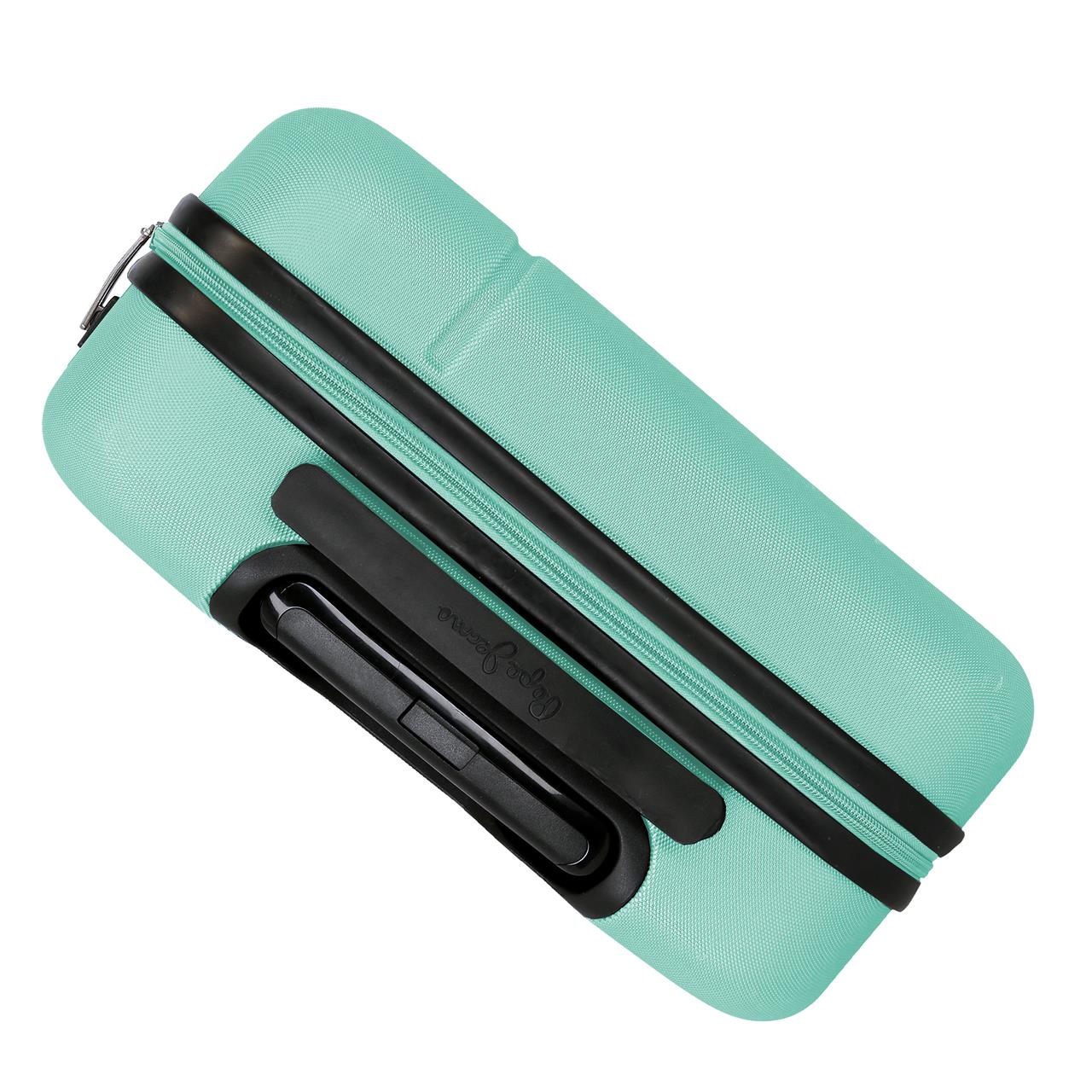 7569146 TROLLEY ABS 55CM. 4R. PJL MONTANA BLEU TURQUOISE