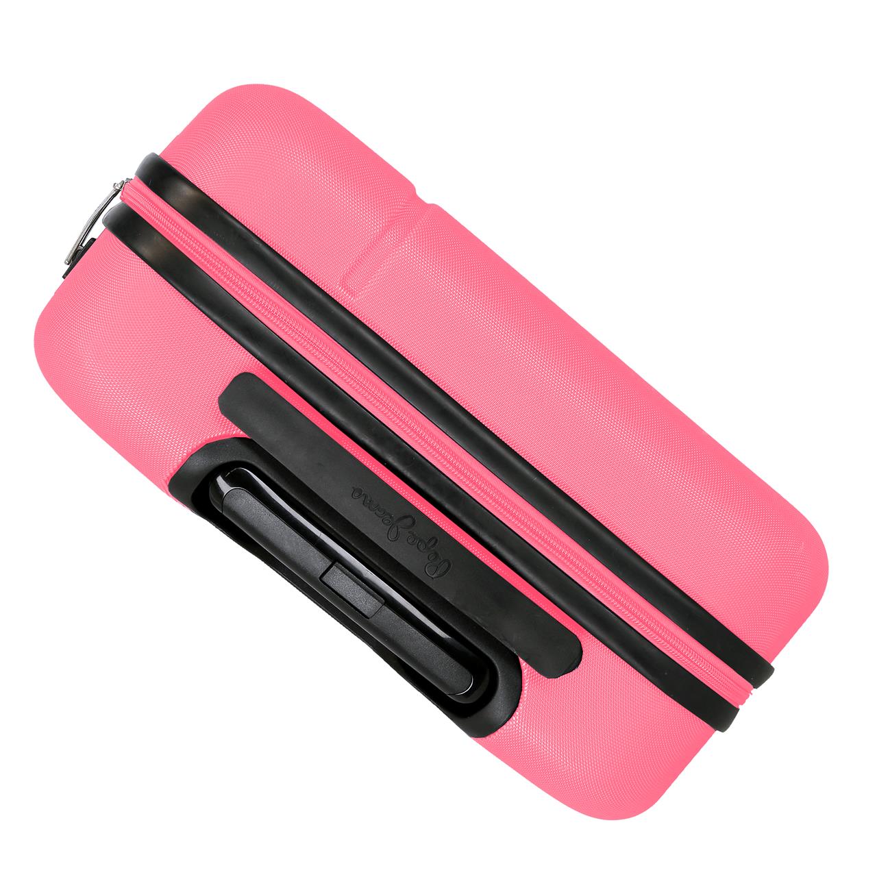 7569148 TROLLEY ABS 55CM. 4R. PJL MONTANA FUKSJA