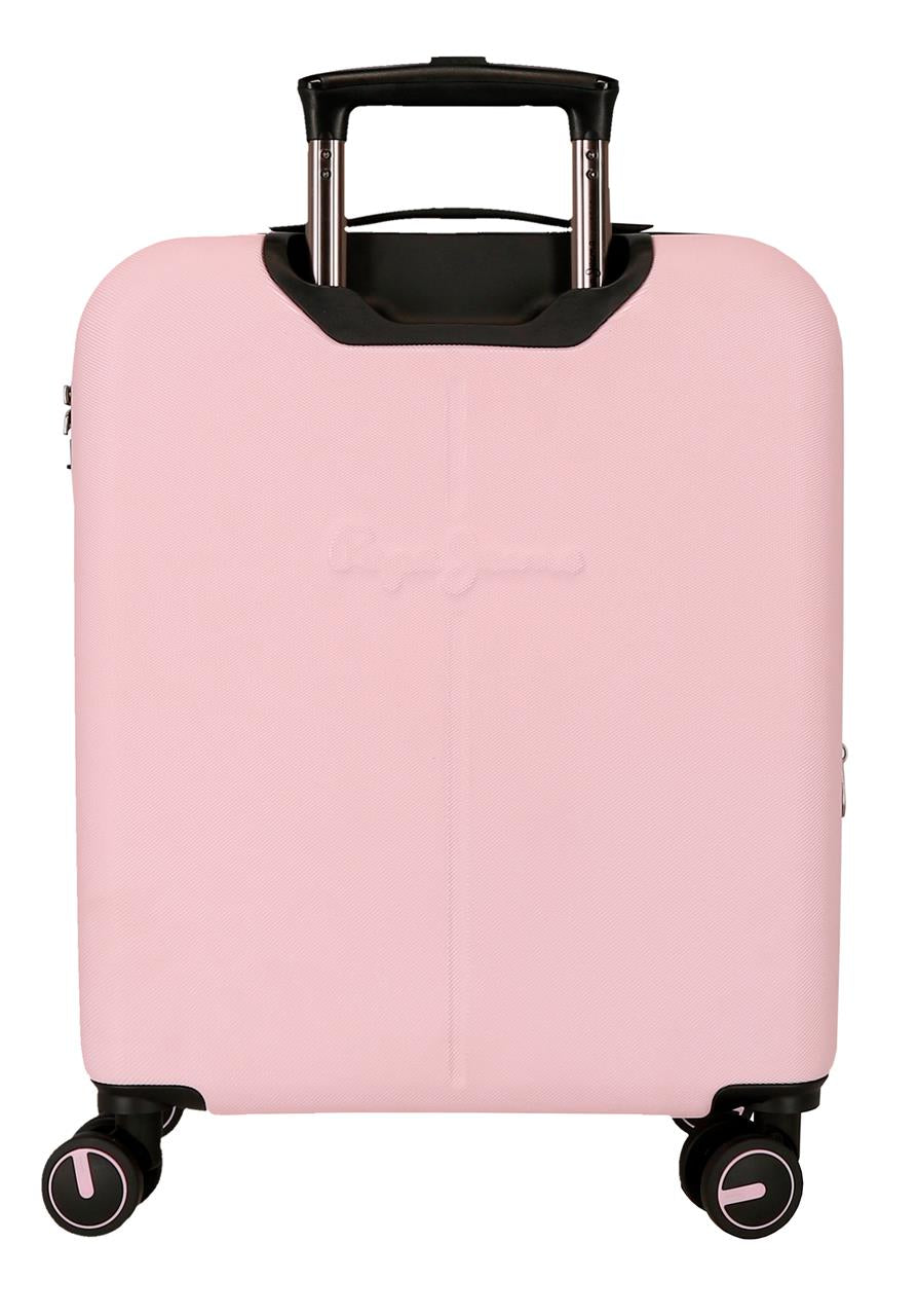 7569149 TROLLEY ABS 55CM. 4R. PJL MONTANA JASNY RÓŻ