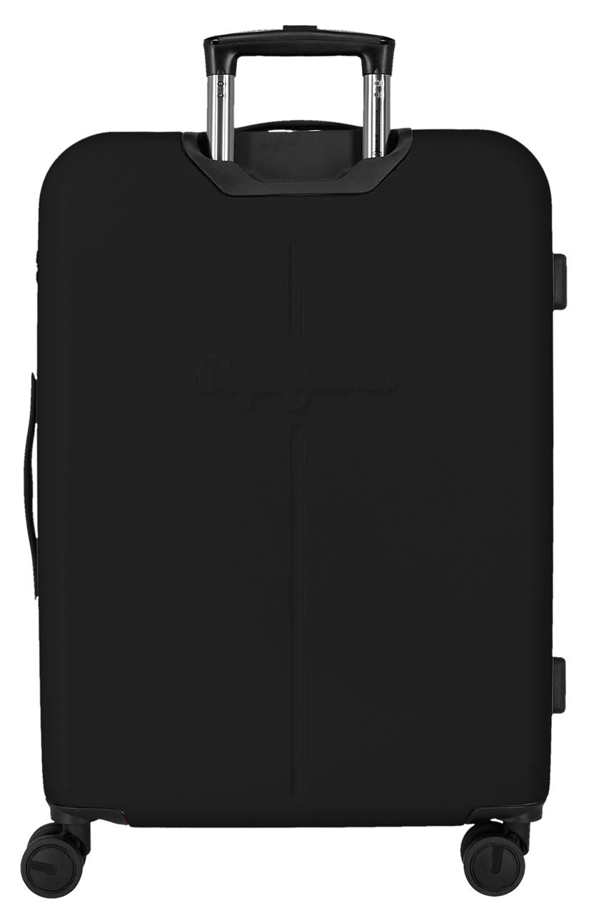 7568841 TROLLEY ABS 68CM. C/ESP. 4R. PJL MONTANA NERO