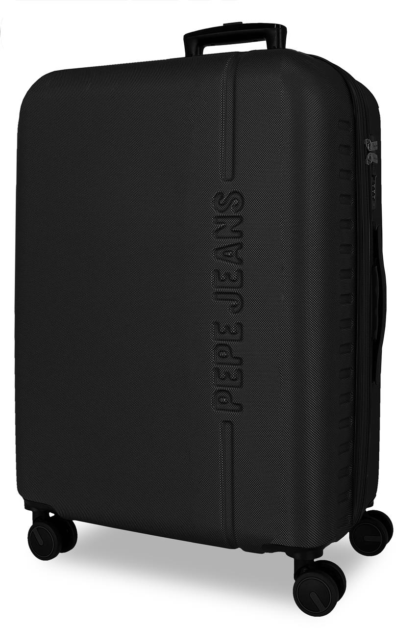 7568841 TROLLEY ABS 68CM. C/ESP. 4R. PJL MONTANA NERO