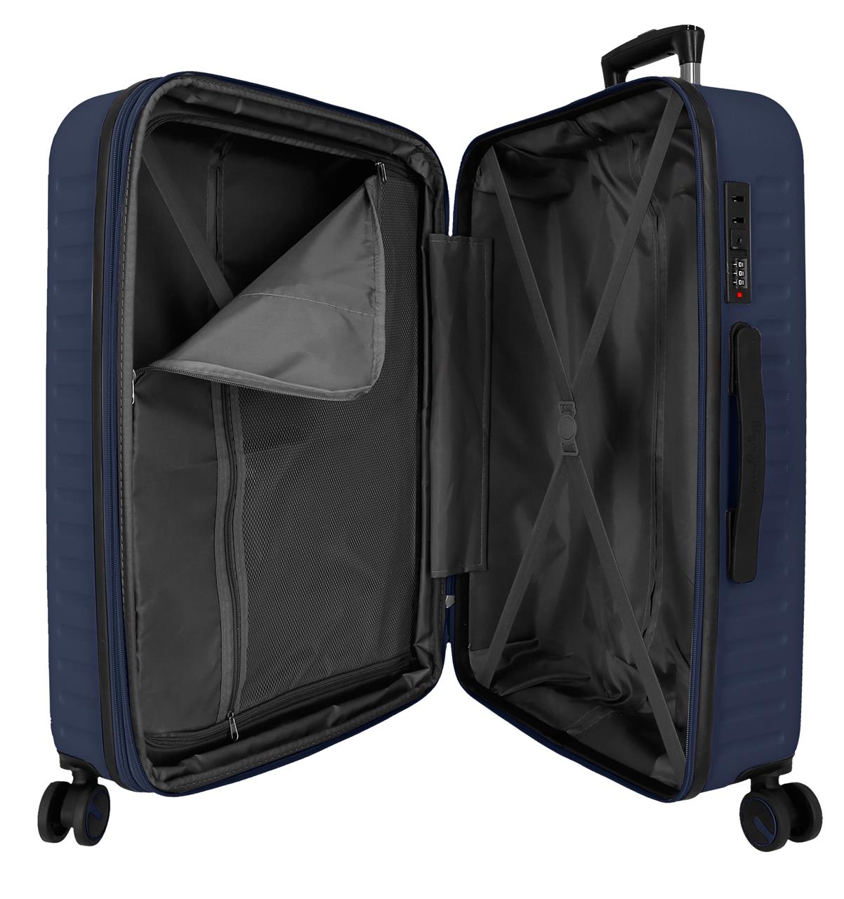 7568842 TROLLEY ABS 68CM. C/EXP. 4R. PJL MONTANA
