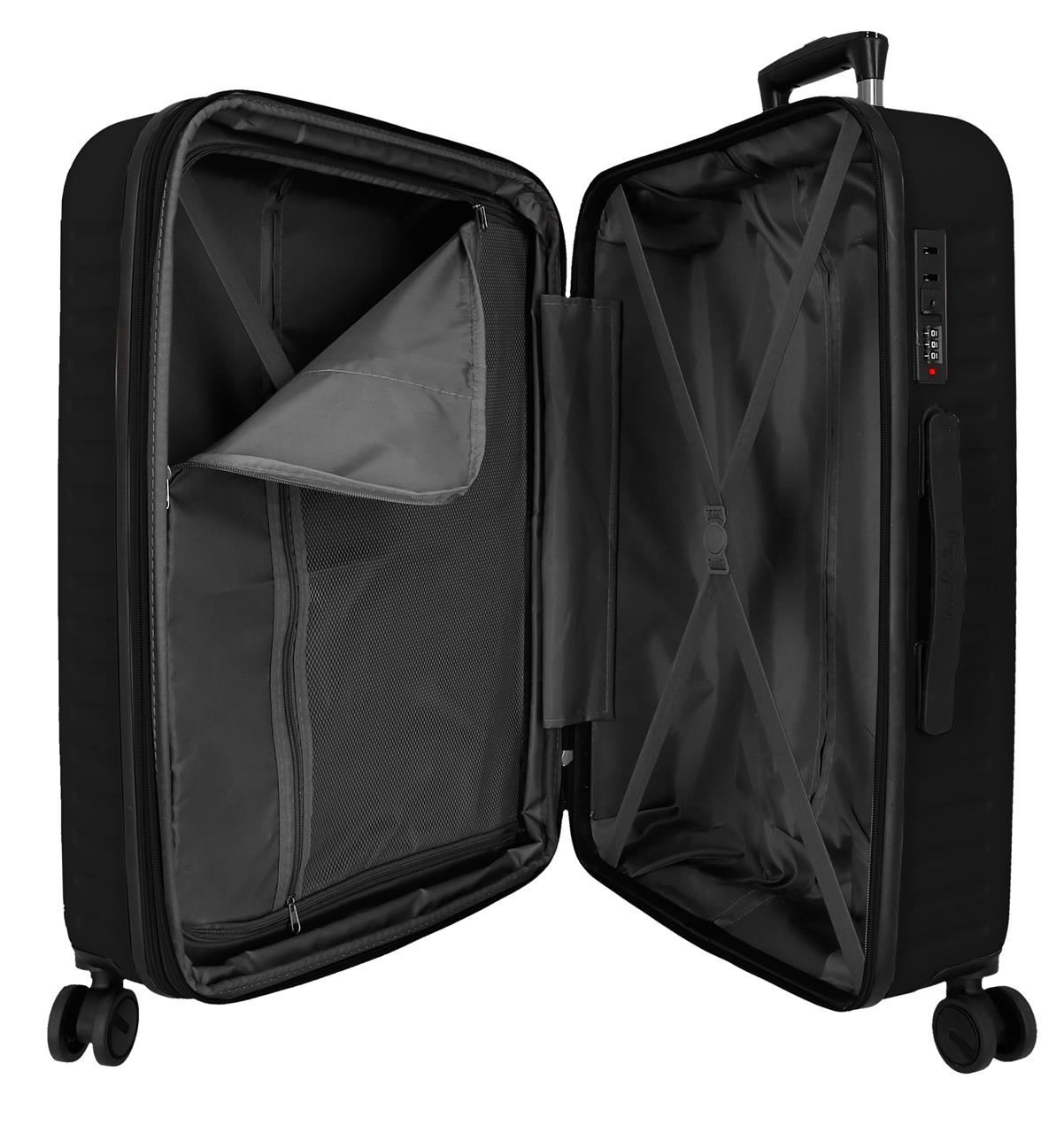 7568941 SET/2 TROLLEY ABS 55-68CM. C/EXP. 4R. PJL MONTANA NE