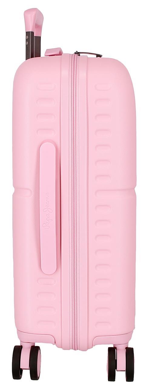768912C TROLLEY ABS 55CM. 4R. PJL HIGHLIGHT HELLROSA