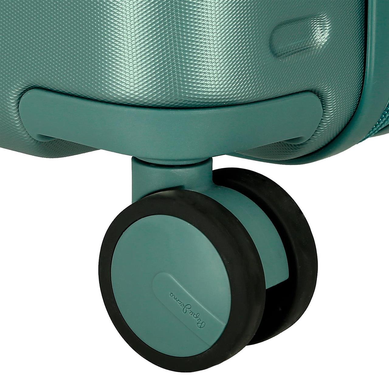 768922B TROLLEY ABS 70CM. C/EXP. 4R. PJL HIGHLIGHT TURQUOISE