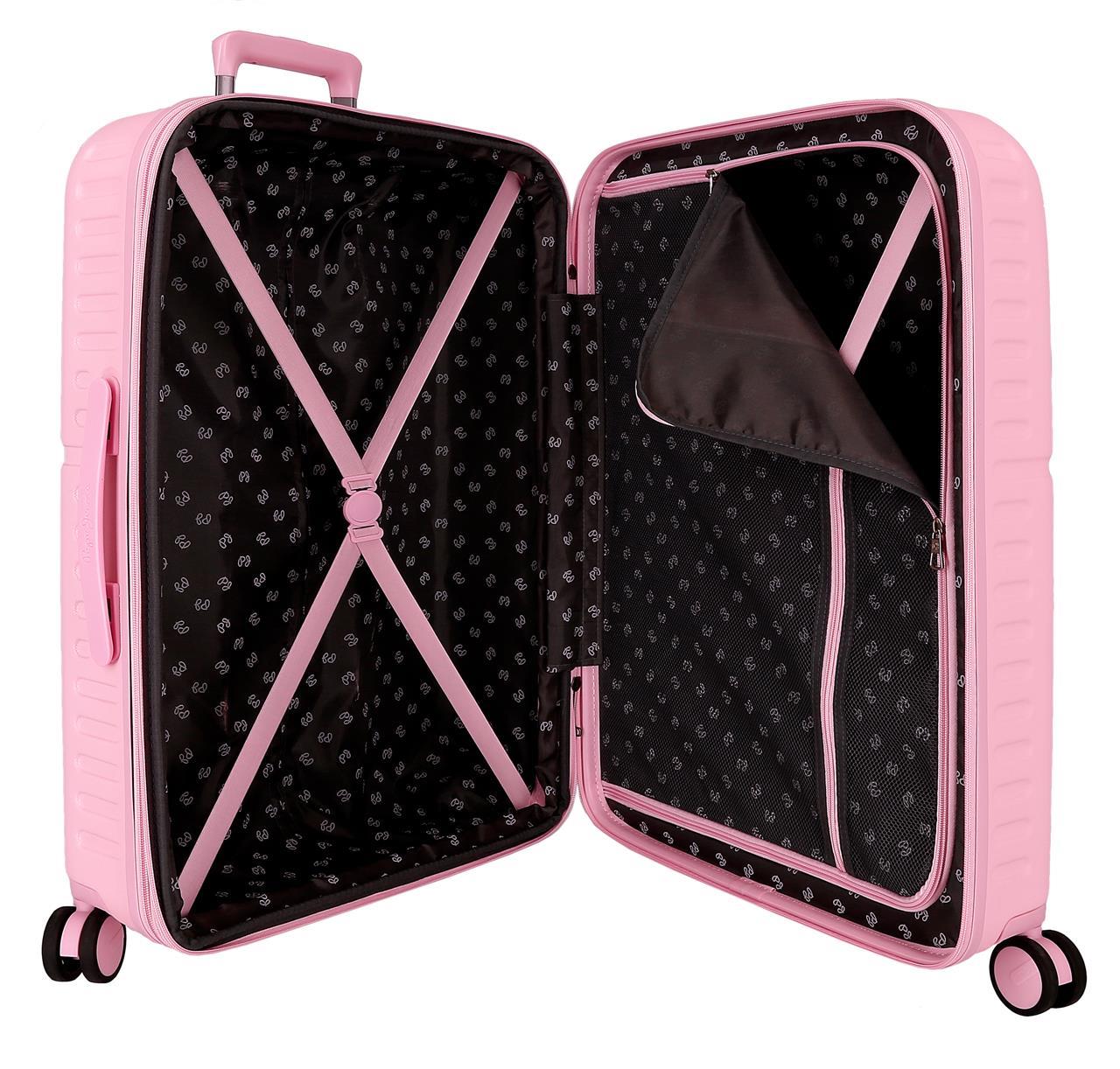 768922C TROLLEY ABS 70CM. C/EXP. 4R. PJL HIGHLIGHT HELLROSA