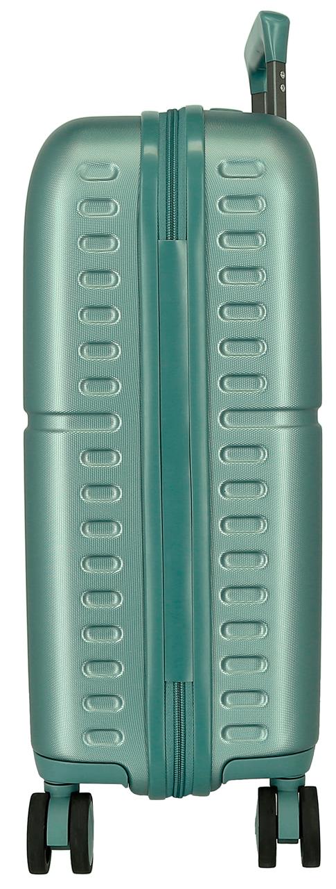 768952B SET/2 TROLLEY ABS 55-70CM. 4R. PJL MOULANT TURQUOISE