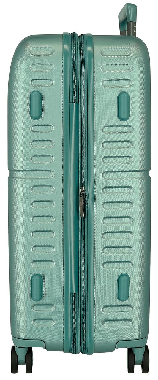 768952B SET/2 TROLLEY ABS 55-70CM. 4R. PJL MOULANT TURQUOISE