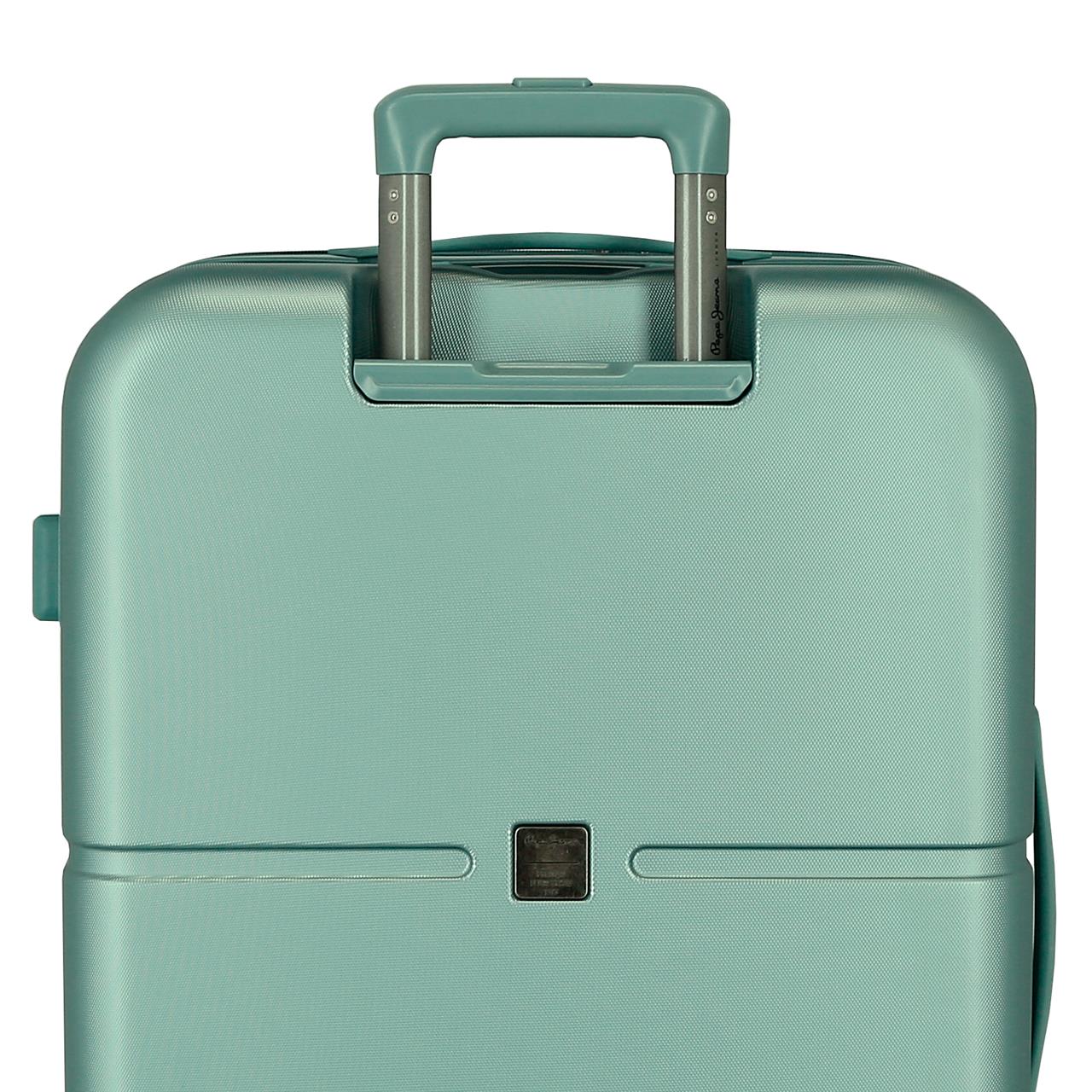768952B SET/2 TROLLEY ABS 55-70CM. 4R. PJL MOULANT TURQUOISE