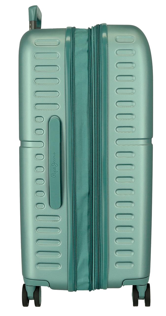 768952B SET/2 TROLLEY ABS 55-70CM. 4R. PJL MOULANT TURQUOISE