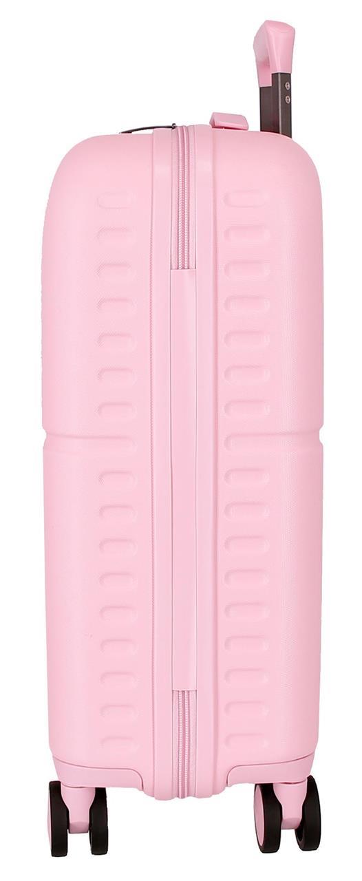 768952C SET/2 TROLLEY ABS 55-70CM. 4R. PJL HIGHLIGHT PINK CL