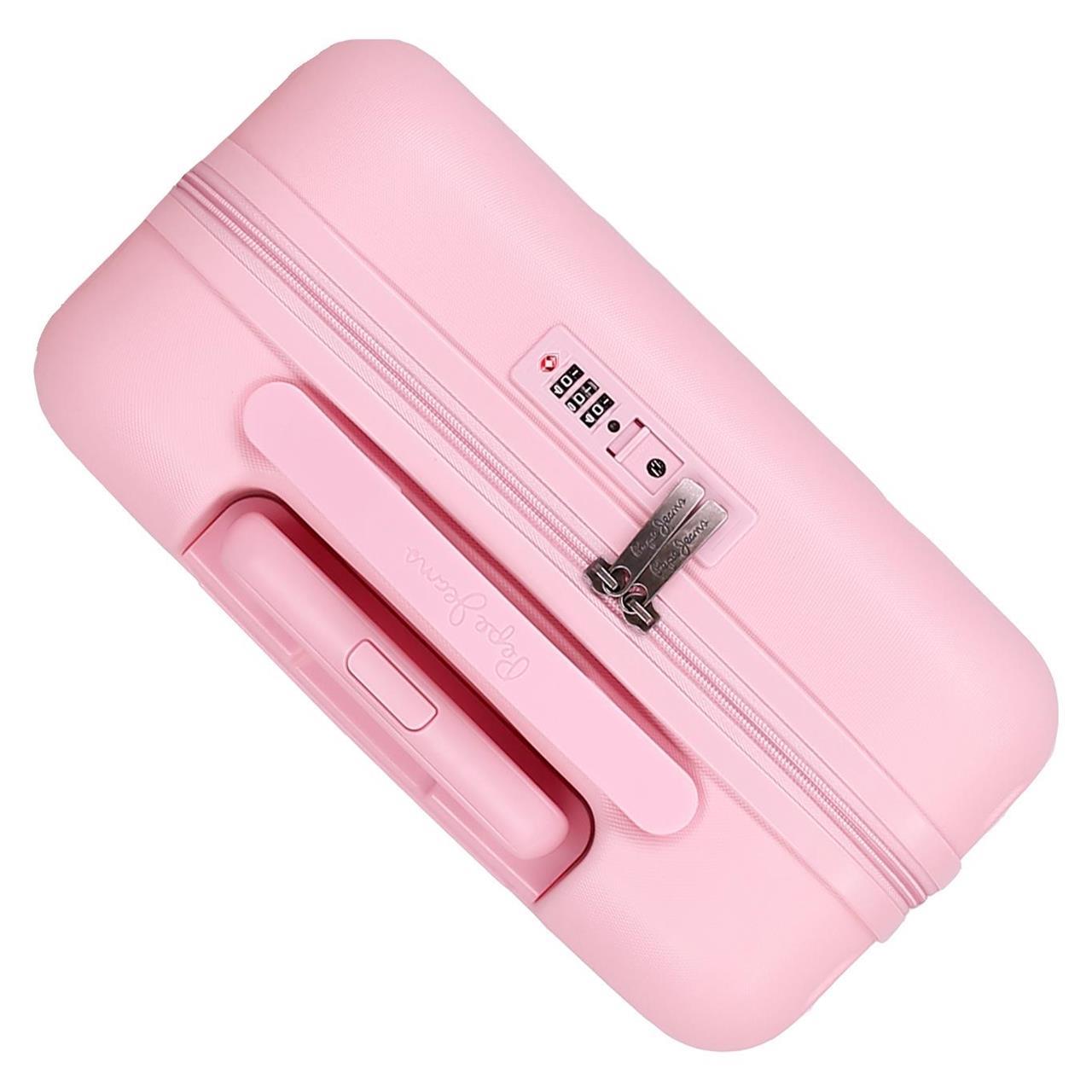 768952C SET/2 TROLLEY ABS 55-70CM. 4R. PJL HIGHLIGHT PINK CL