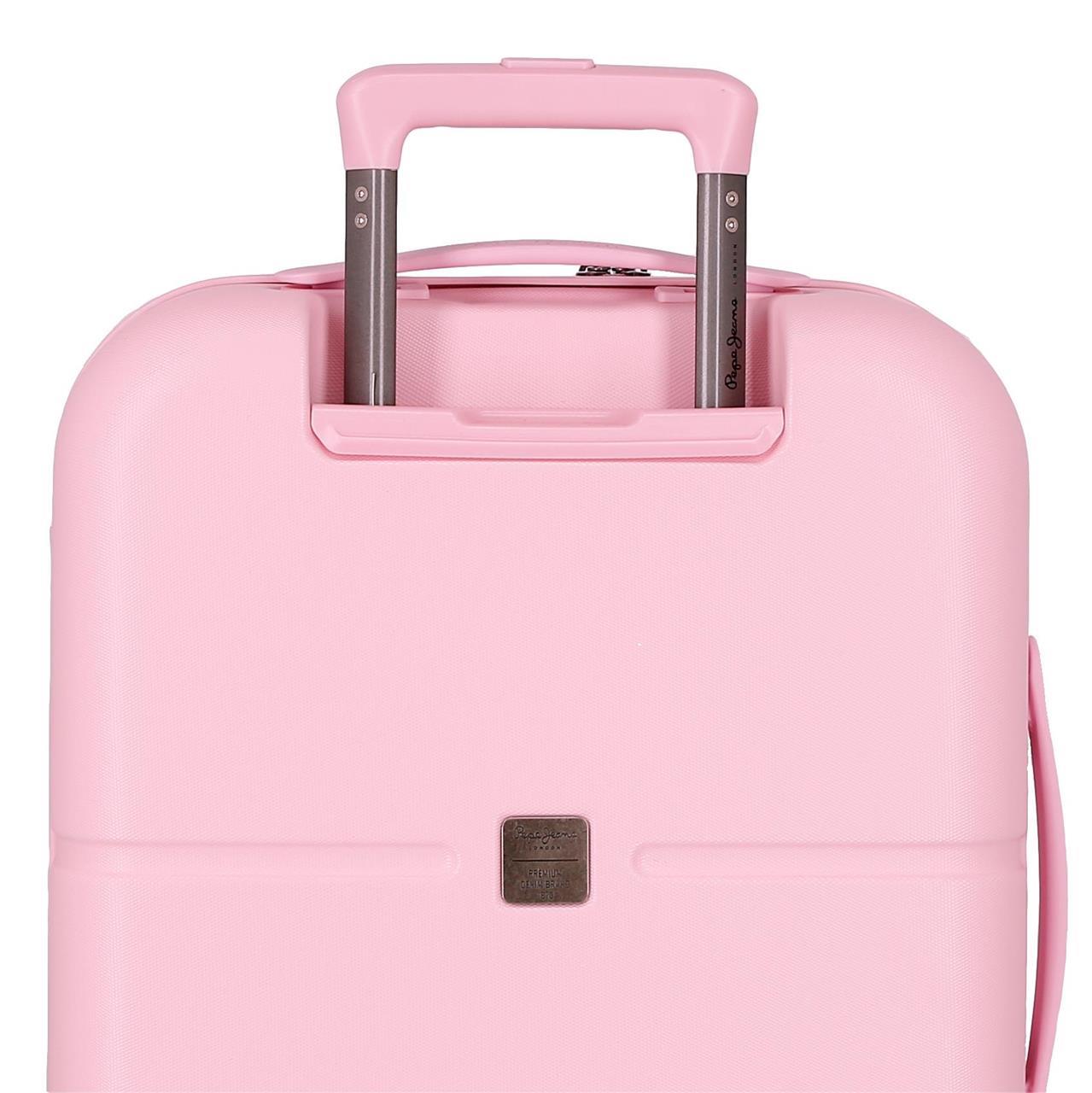 768952C SET/2 TROLLEY ABS 55-70CM. 4R. PJL HIGHLIGHT PINK CL