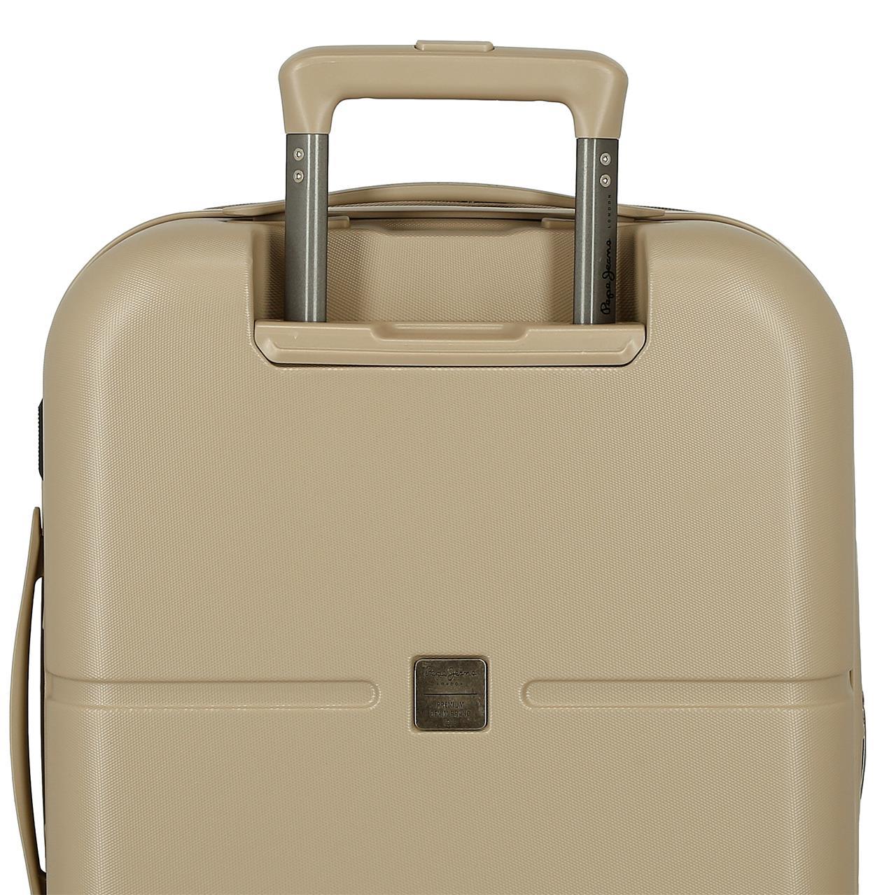 7698638 TROLLEY ABS 55CM. C/EXP. 4R. PJL ACCENT BEIGE CHAMPA