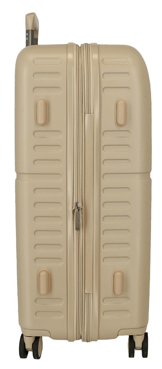 7699538 SET/2 TROLLEY ABS 55-70CM. 4R. ACCENT PJL BEIGE