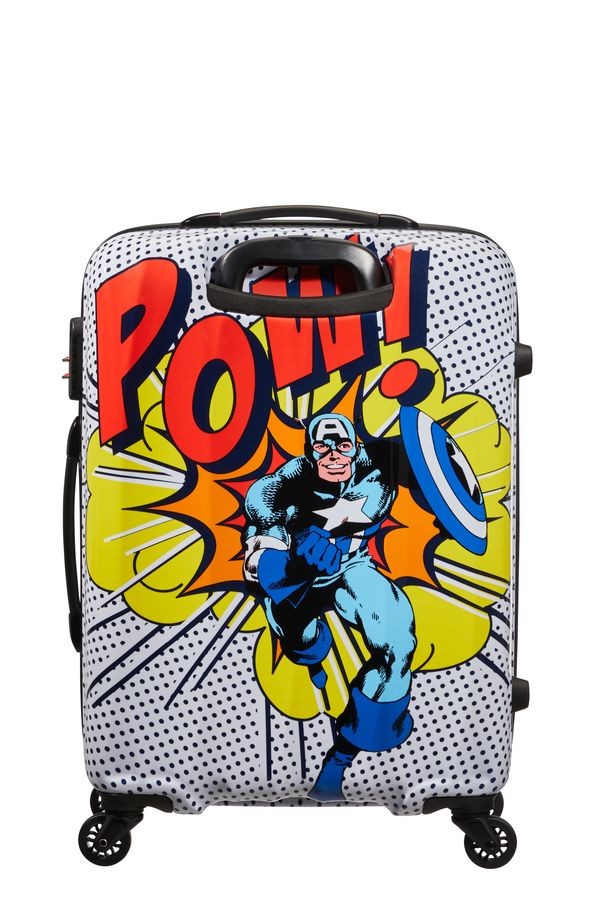 Medium suitcase CAPITAN AMERICA POP ART