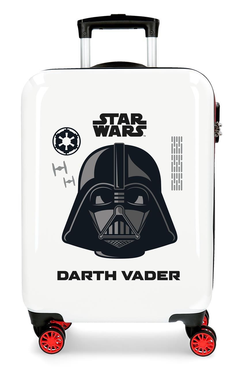 4551723 TROLLEY ABS 55CM.4R.STAR WARS DARTH VADER BIANCO
