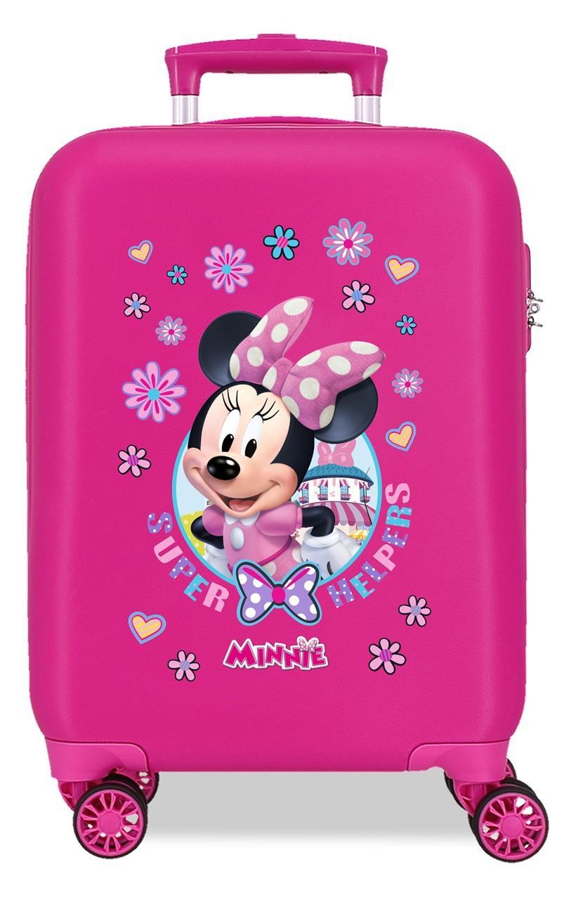 4571362 TROLLEY ABS 50CM.4R.MINNIE SUPER HELPERS Fuchsia