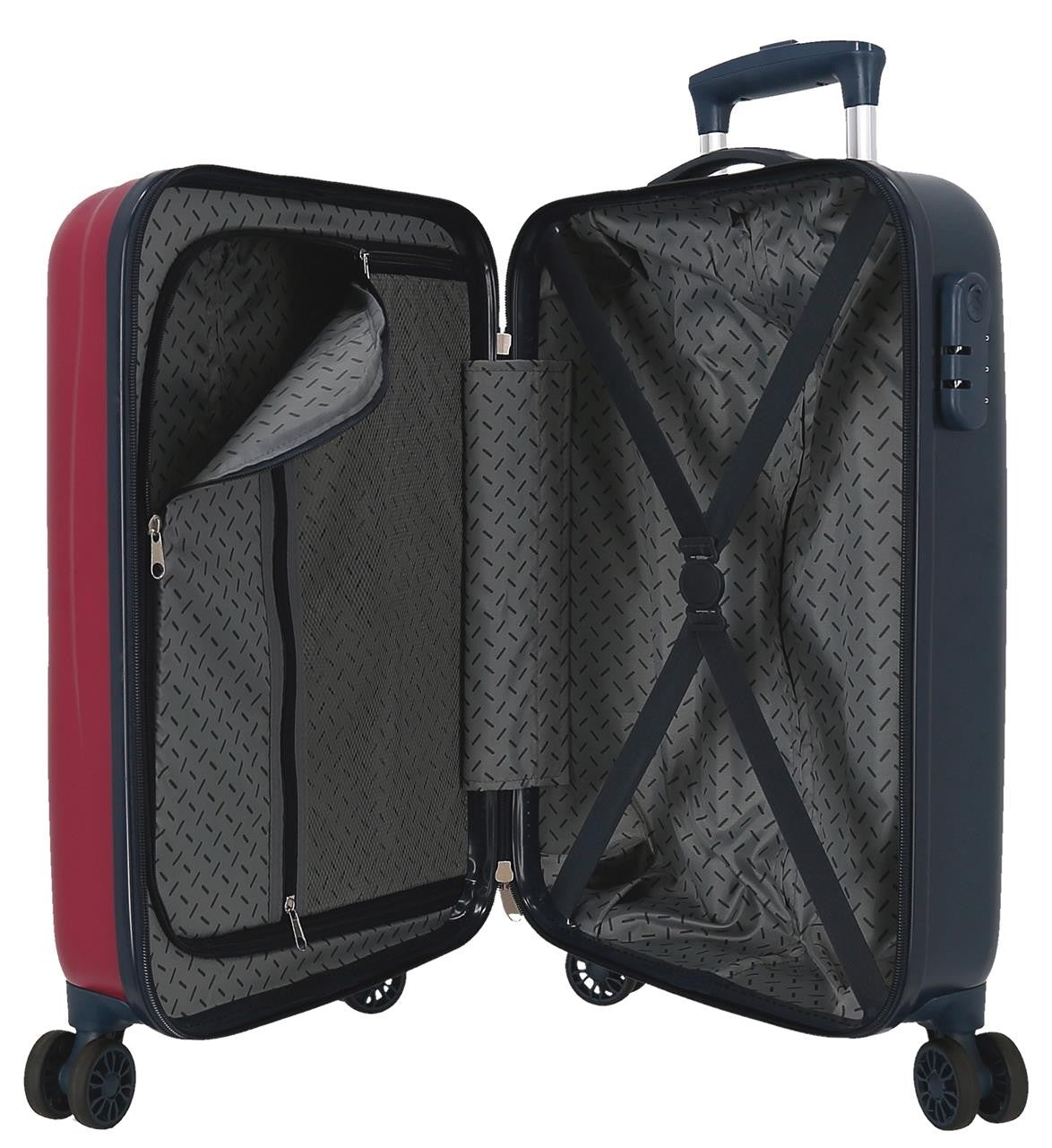 Cabin suitcase 55CM Albert PEPE JEANS GARNET