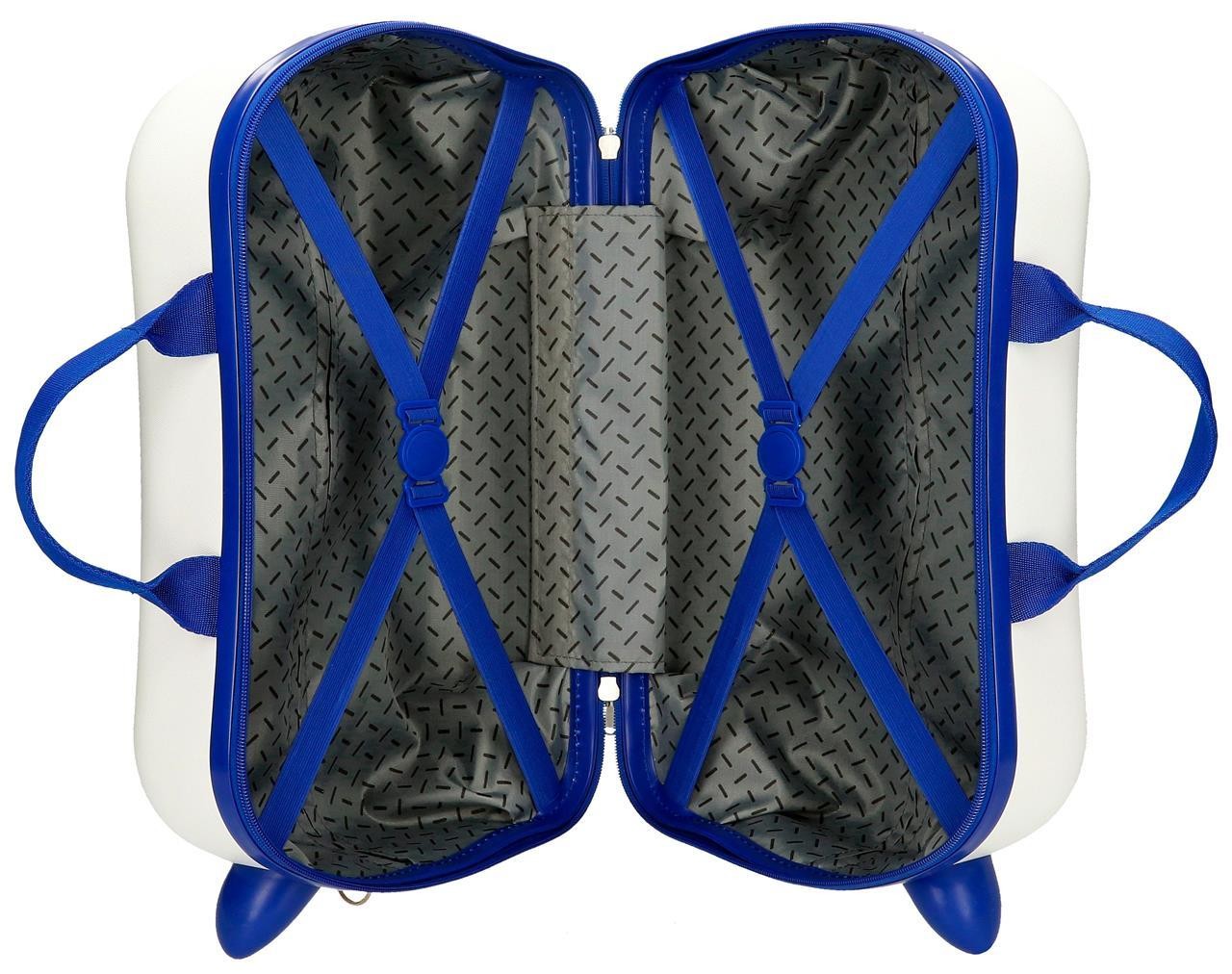 4751021 Maleta INF.ABS 4R.(2 MULTI.) 45CM.HAKUNA MATATA Blan