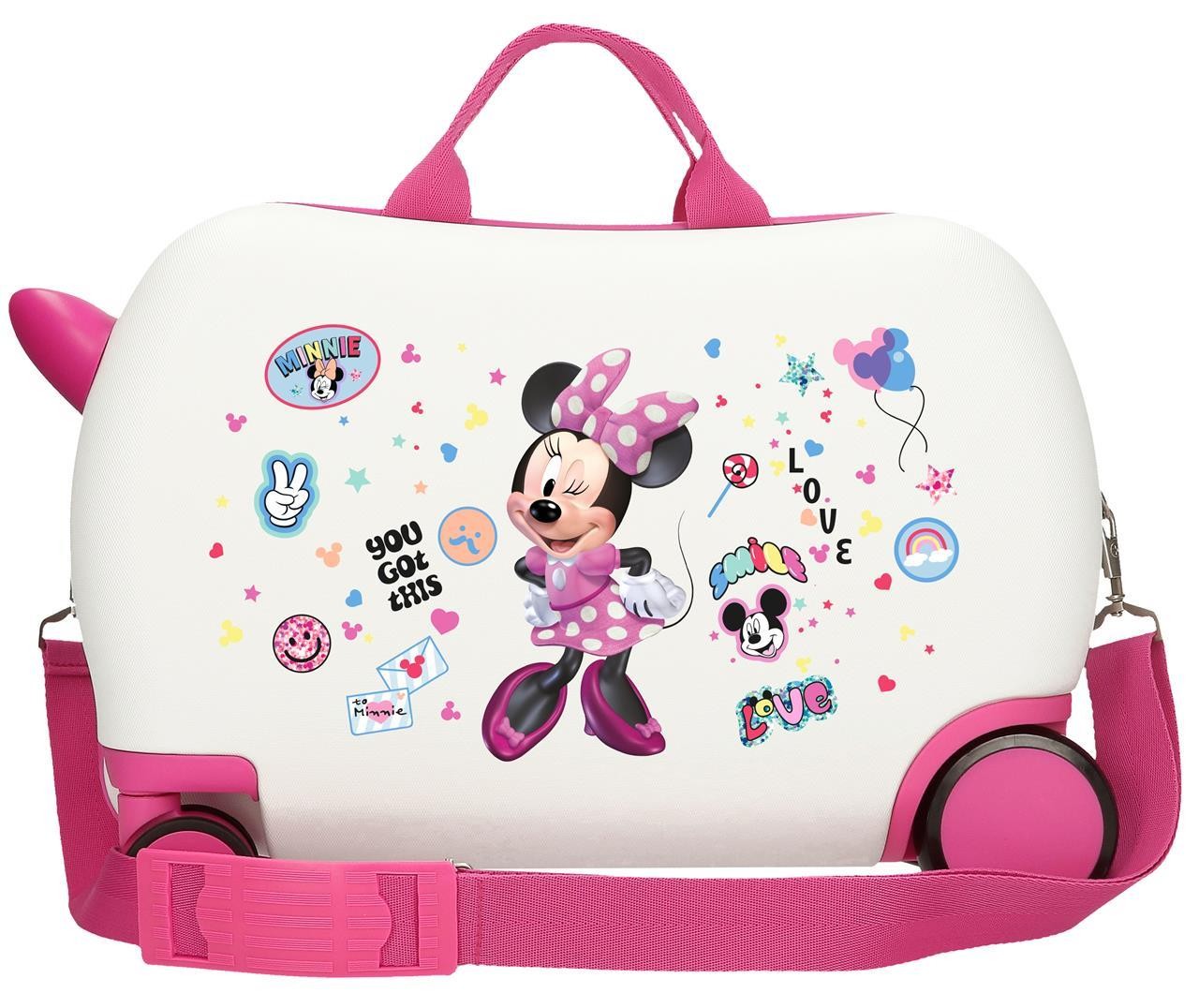 4751041 Maleta INF.ABS 4R.(2 MULTI.) 45CM.MINNIE PARTY