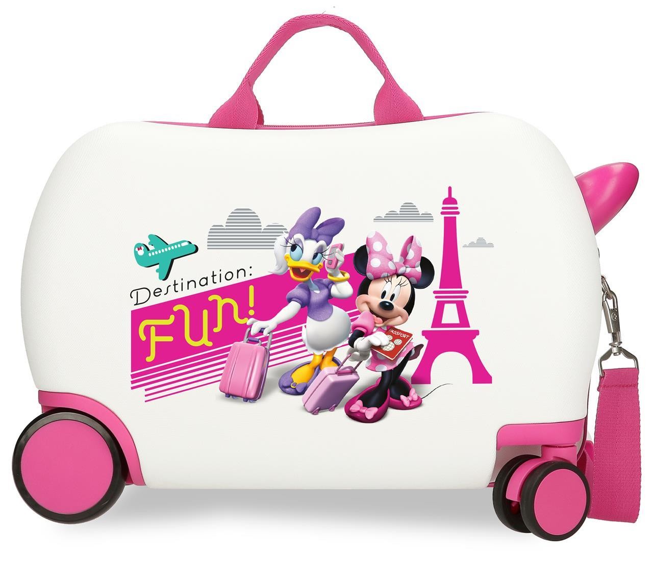 4751042 Maleta INF.ABS 4R.(2 MULTI.) 45CM.MINNIE & DAISY PAR