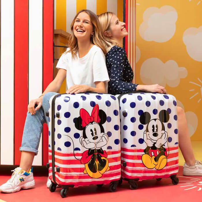 Kabinenkoffer 55CM MICKEY BLUE DOTS DISNEY LEGENDS VON AMERICAN TOURISTER