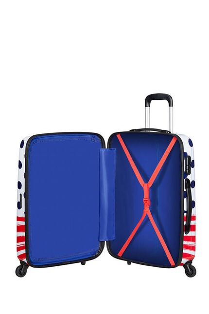 Średnia walizka 65CM MICKEY BLUE DOTS DISNEY LEGENDS Z AMERICAN TOURISTER