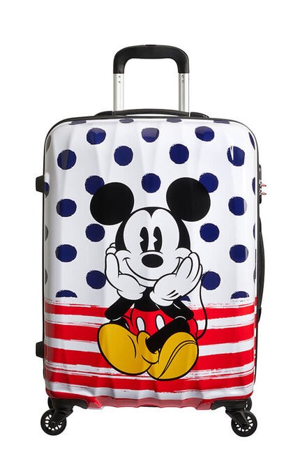 Średnia walizka 65CM MICKEY BLUE DOTS DISNEY LEGENDS Z AMERICAN TOURISTER