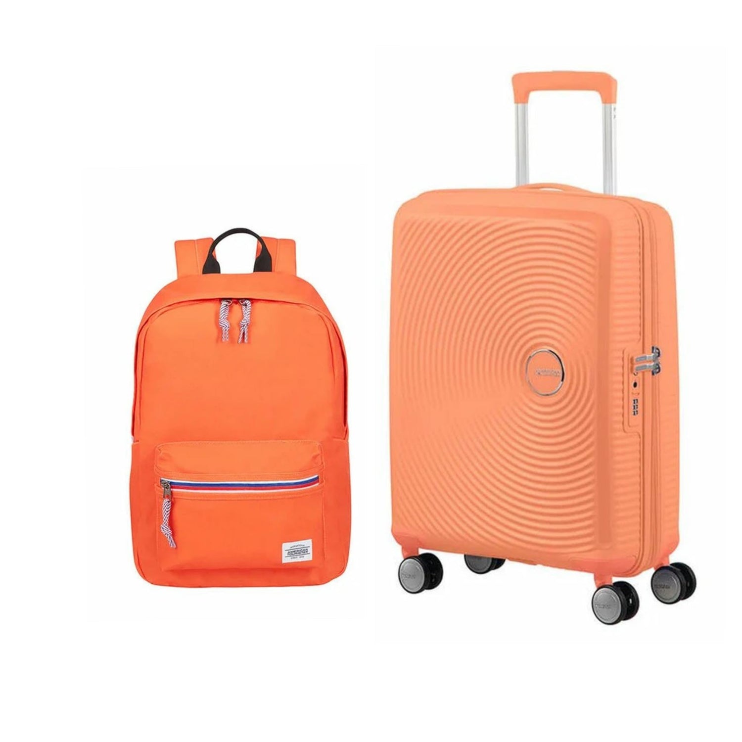 Pack Kabinenkoffer SoundBox + Rucksack Up Beat von American Tourister orange