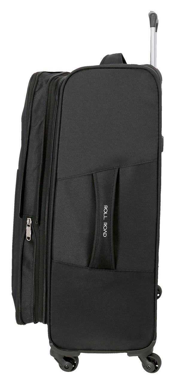 5019221 TROLLEY PES 66CM.4R.ROLL ROAD ROYCE NERO