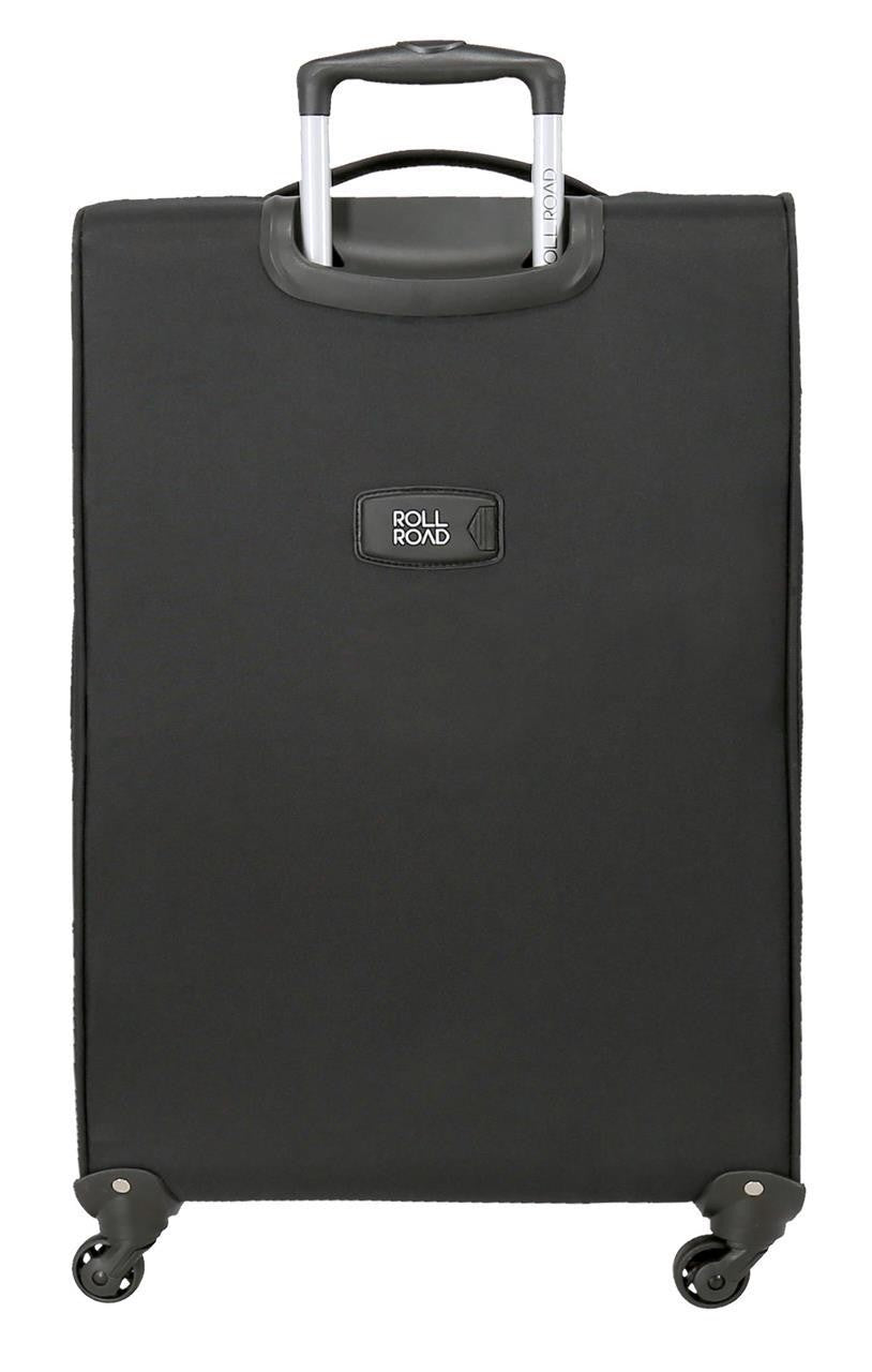 5019221 TROLLEY PES 66CM.4R.ROLL ROAD ROYCE NERO
