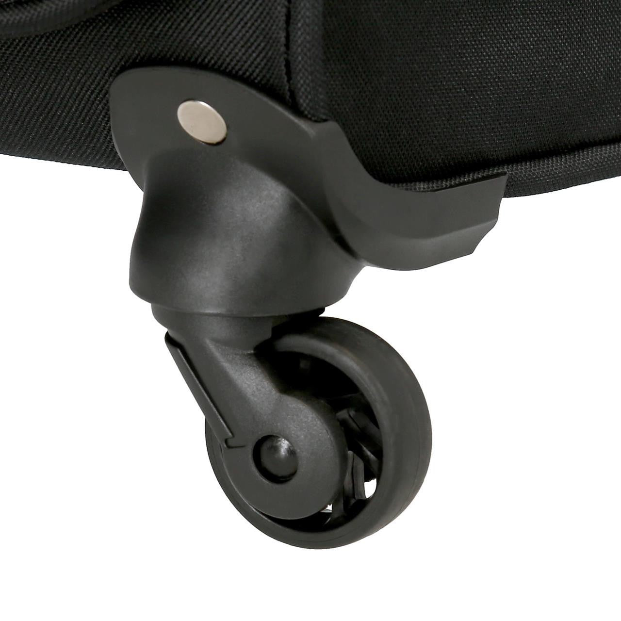 5019321 TROLLEY PES 76CM.4R.ROLL ROAD ROYCE NERO