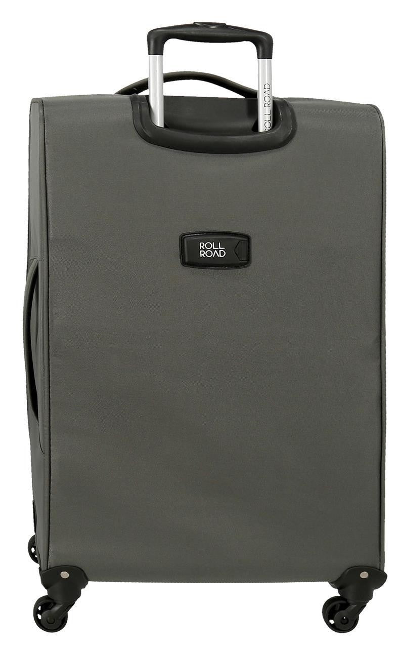 5019322 TROLLEY PES 76CM.4R.ROLL ROAD ROYCE GREY